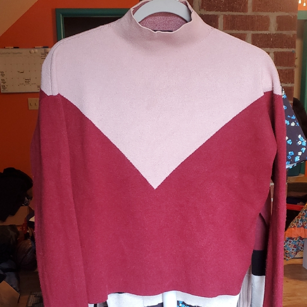 Cynthia Rowley Colorblock Sweater
